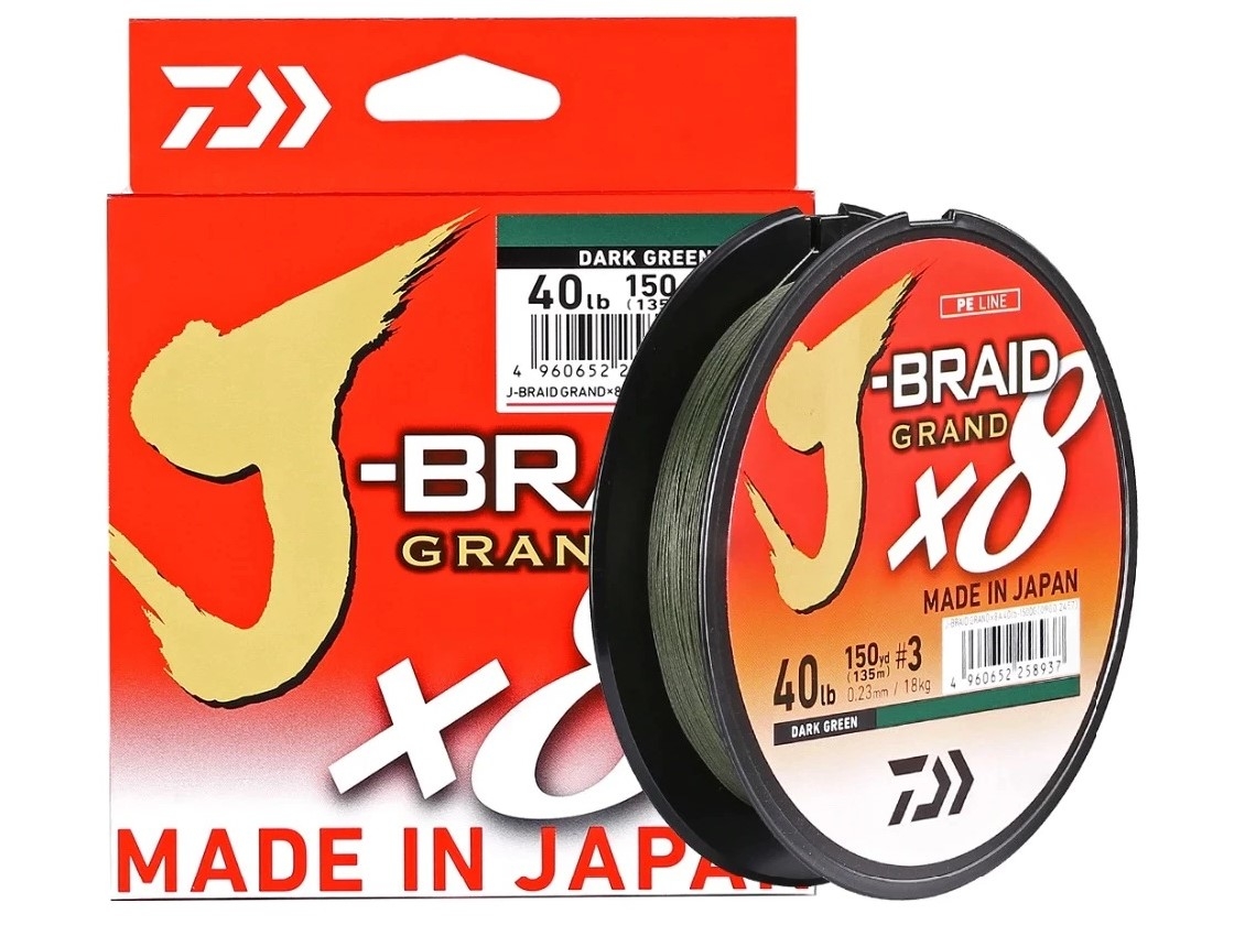 Treccia Daiwa J-Braid Grand 135 mt Col. DG