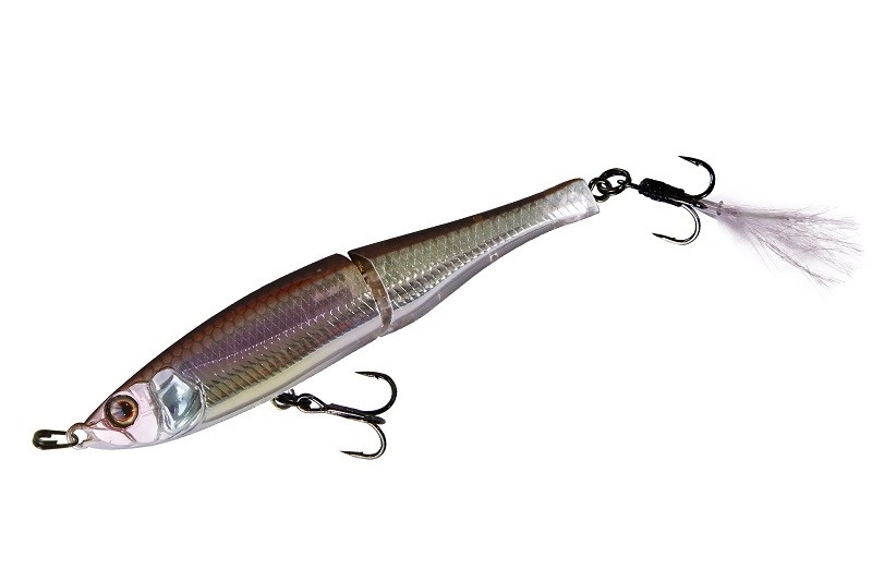 Glidebait Jackall Spytail 70 SS col. Half Mirror Wakasagi