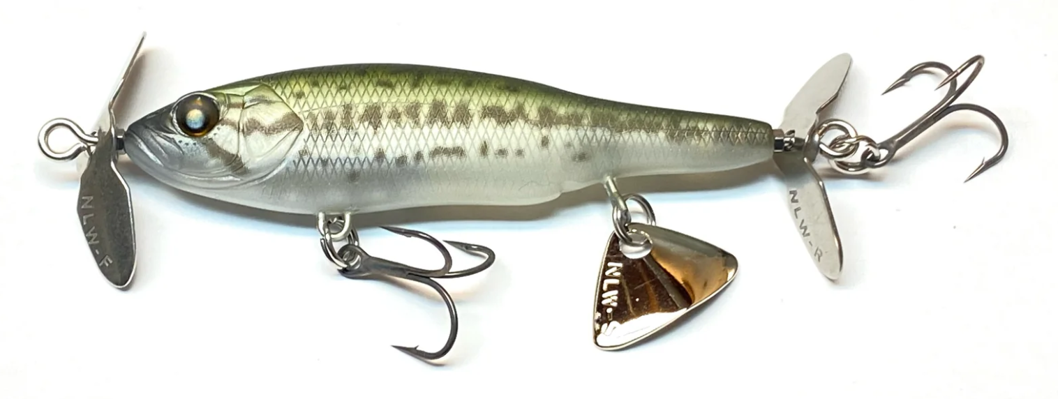 Spy Bait Nishine Baby Abino 70S col. Juvenile Largemouth