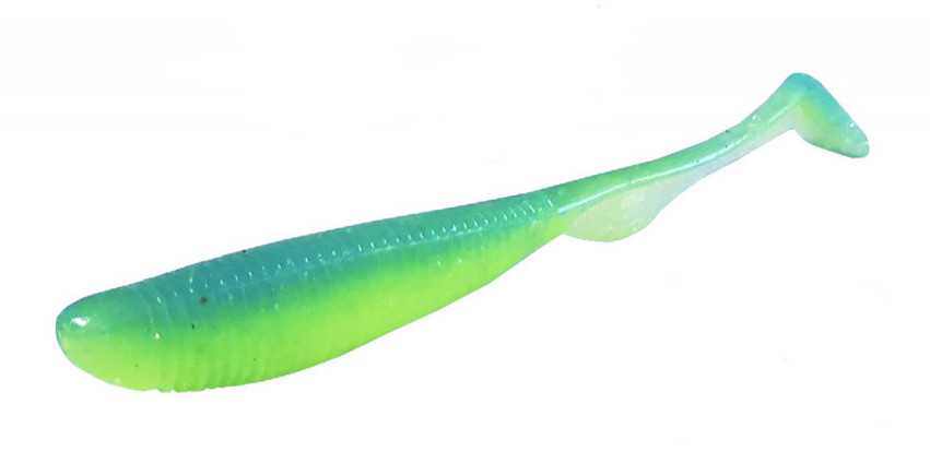 Softbait Molix Ra Shad 3" col. 552 UV Tournament Blue Chartreuse