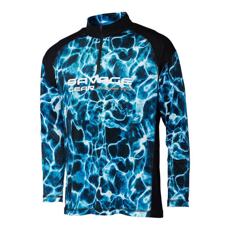 Maglia anti UV Savage Gear Marine UV Long Sleeve Tee col. SB