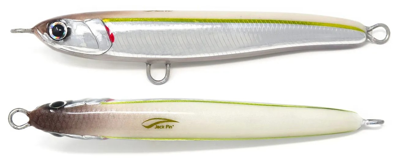 Sinking Stickbait Jack Fin Lara 135-S (Tuna Series) col. White Sinking Stickbait Jack Fin Lara 135-S (Tuna Series) col. White