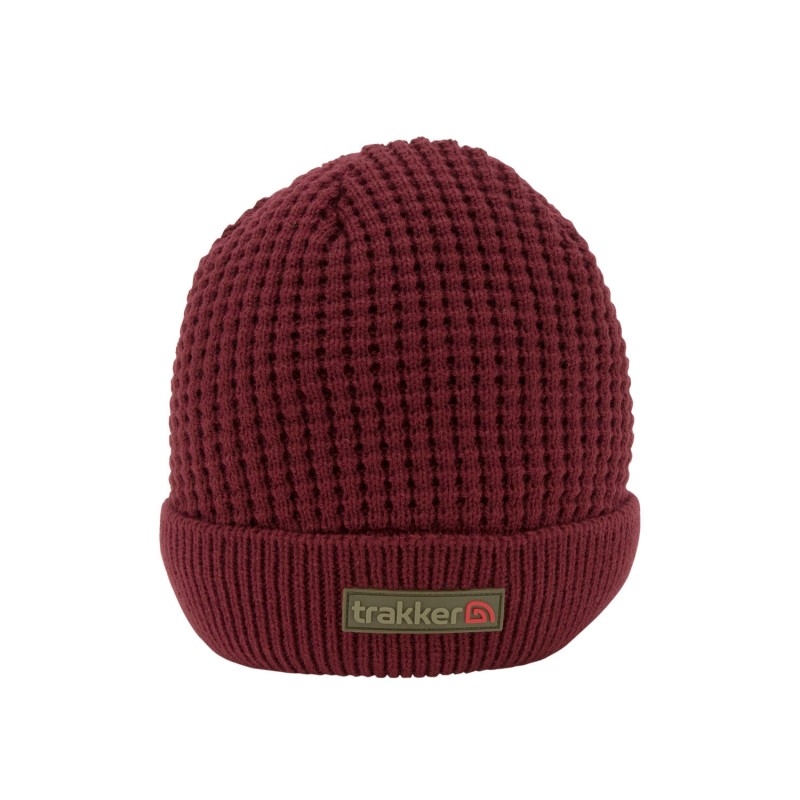 Cuffia Trakker Plum Textured Beanie