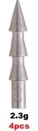 Piombi Insert Valley Hill TG Tungsten Nail Sinker RB 2.3g
