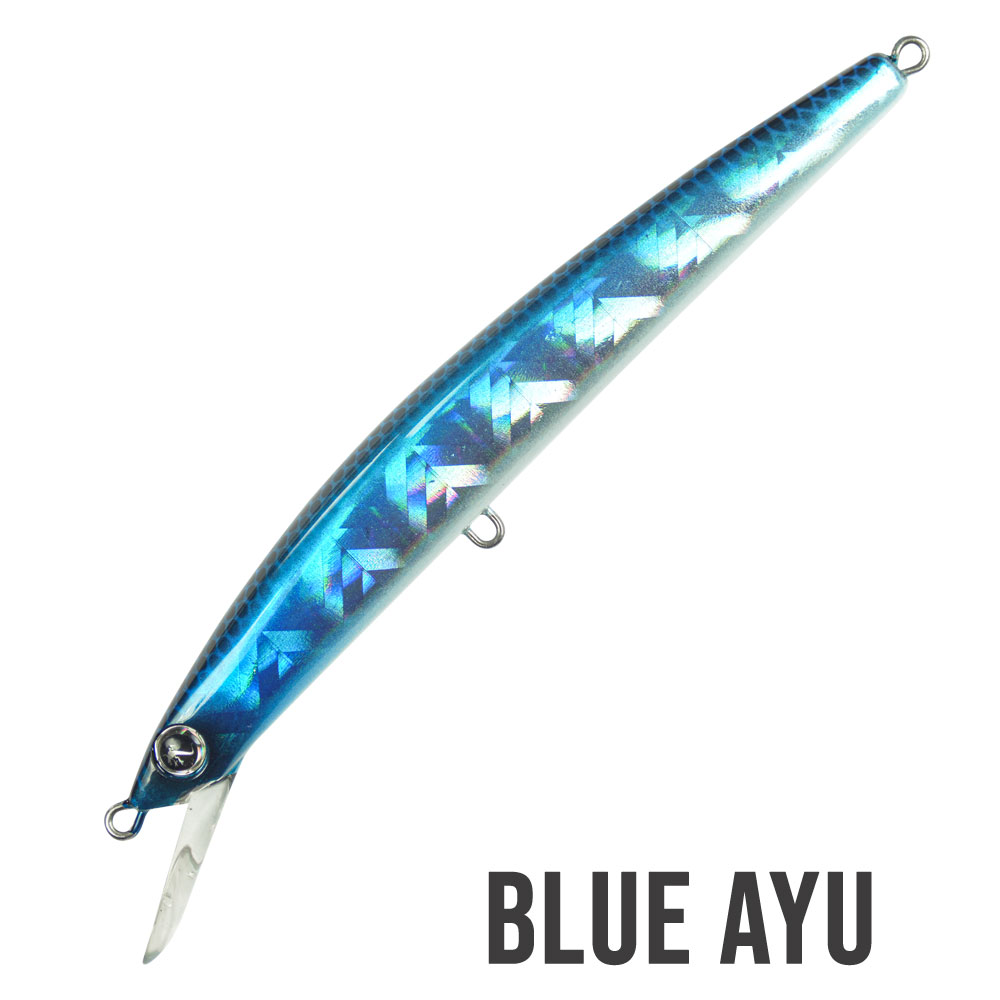 Jerkbait Seaspin Mommotti SS 115 (Slow Sinking) 13 g col. BLUE AYU Jerkbait Seaspin Mommotti SS 115 (Slow Sinking) 13 g col. BLUE AYU