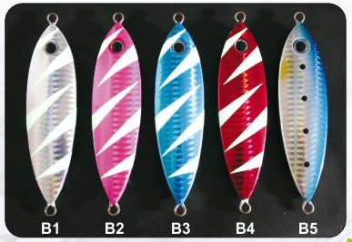 Metal Jig AQS Aqua Sport Eta Jig Slow Pitch 80 Col. B5 (UV Light Eff