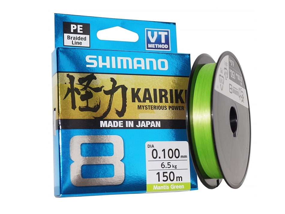 Treccia Shimano Kairiki 8 150 m Mantis green