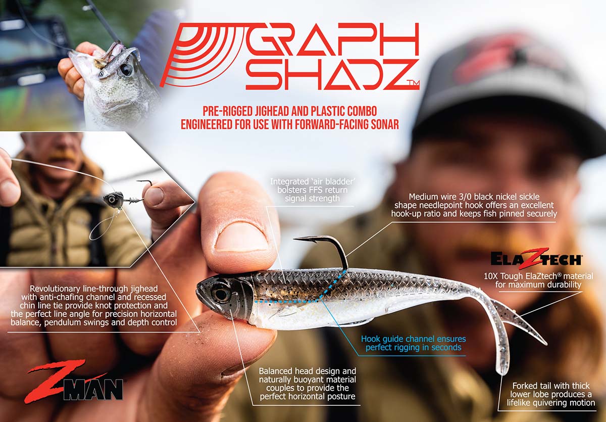 Sonar Bait Z-Man Graph Shadz 3.8" 1/4 oz