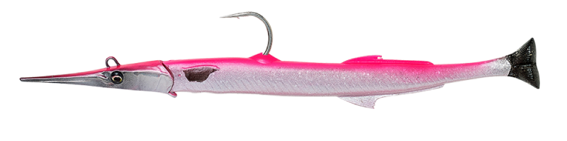 Softbait Savage Gear SG 3D Needlefish Pulsetail 14 Pink Silver