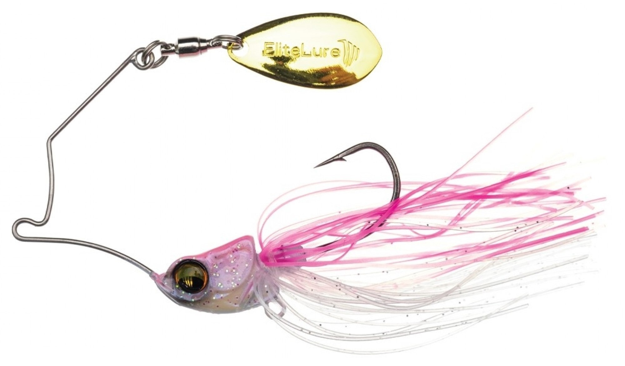 Spinnerbait Elite Lure Wildkkat 3/16 oz (5g) col. 11 Pink Pearl