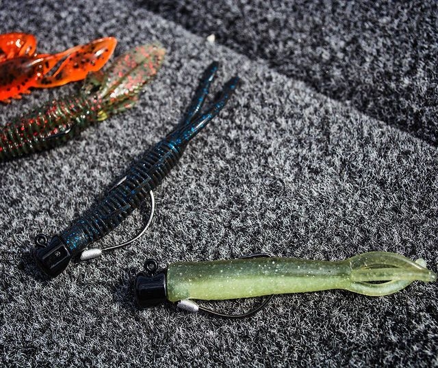 Ned Rig Offset JigHead Z-Man Nedlockz EWG col. Green Pumpkin