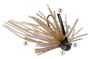 Rubber Jig OSP Jig 05 Tugger 4 g