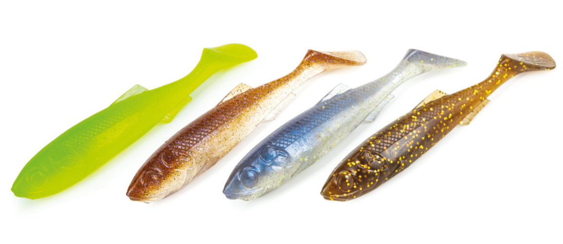 Soft Shad Molix RT Paddle Flex 4" col. MP2 Mixed Pack 2