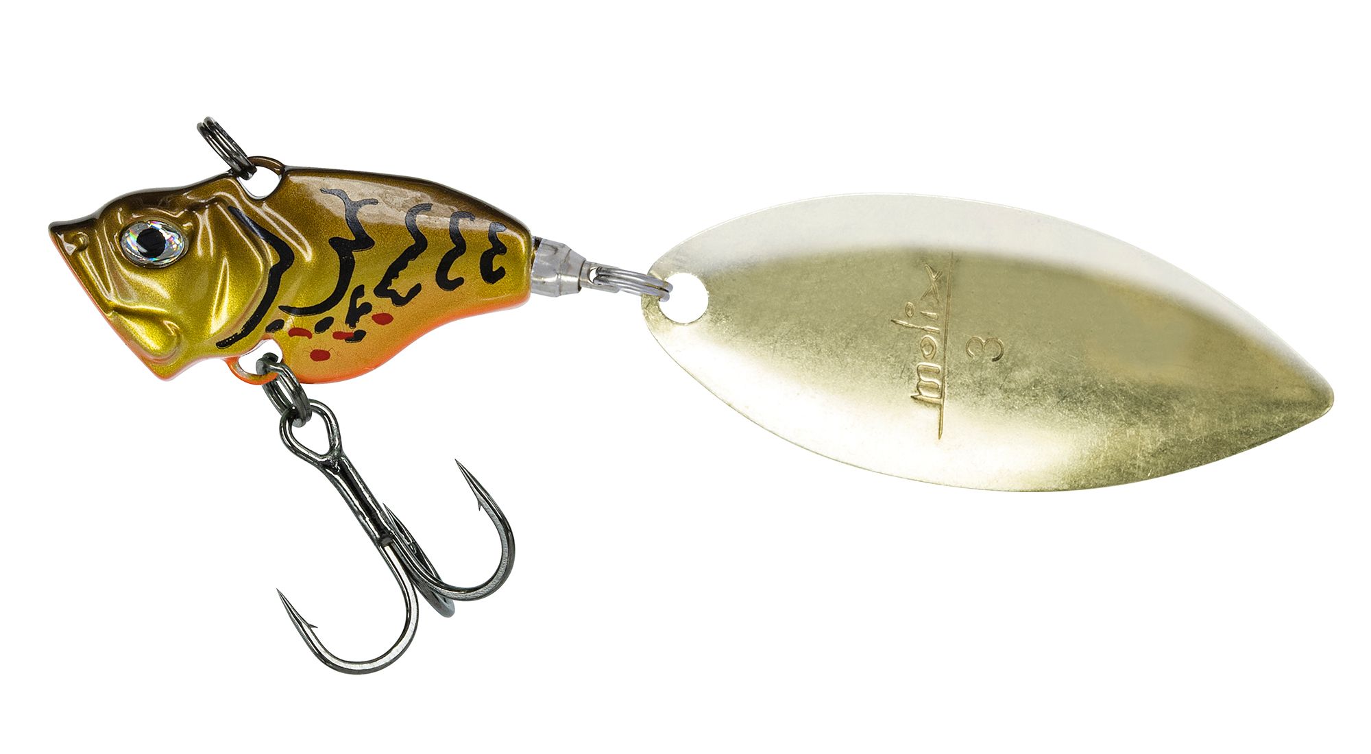 Metal Vibration Molix Trago Spin Tail Willow 1/4 oz col. 05 Aqv Craw