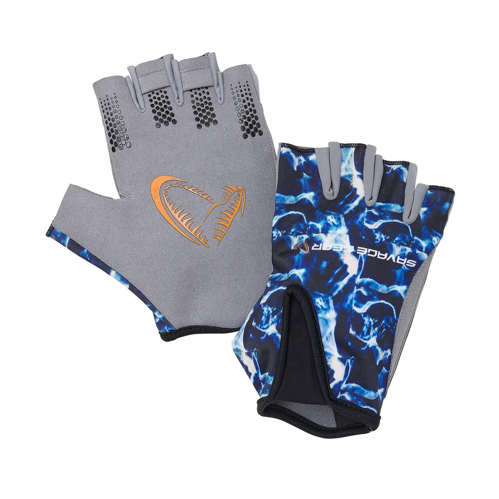 Guanti Savage Gear Marine Half Glove col. Sea Blue