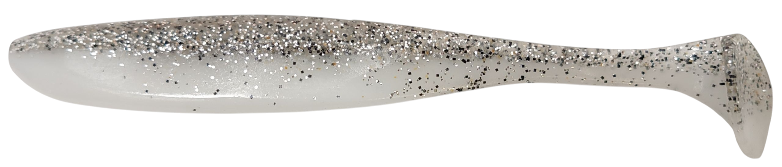 Soft Shad Keitech Easy Shiner 8” col. IT20T Snow Shad