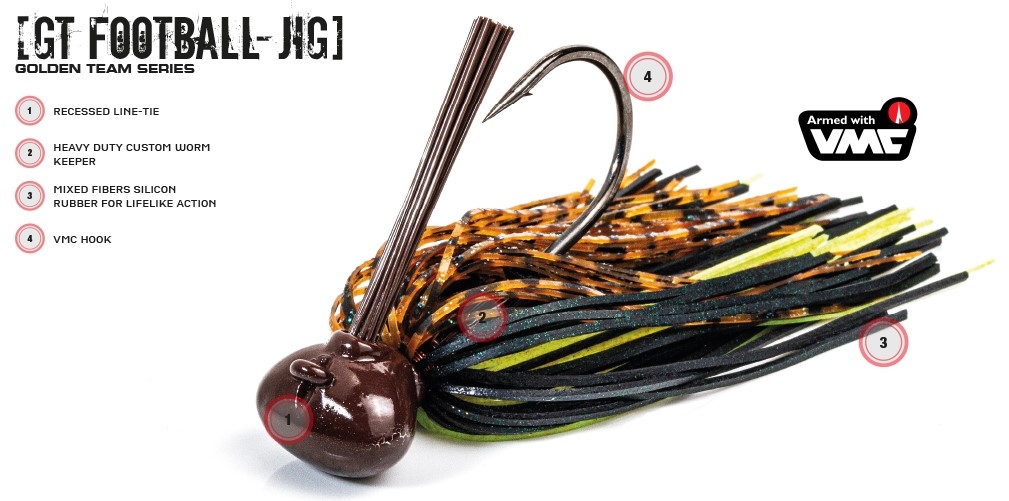 Rubber Jig Molix Football Jig 3/8 Oz