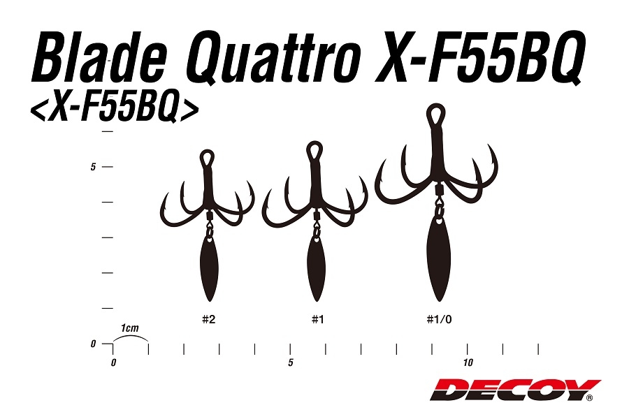Ancoretta con paletta Decoy X-F55 Treble-Blade 