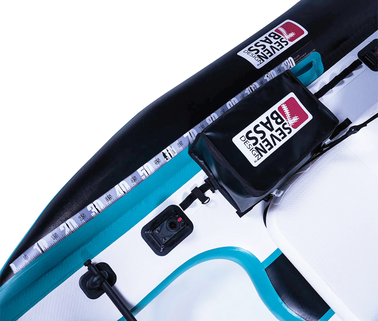 Belly Boat in Dropstitch Seven Bass Flatform XL col. Seafoam Black
