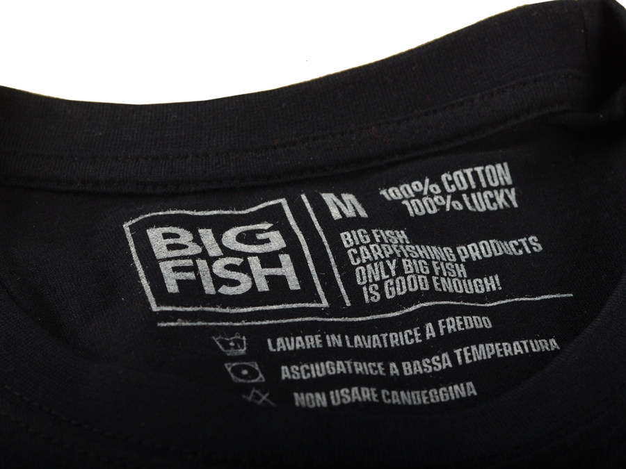 T-Shirt Big Fish Black NEW 