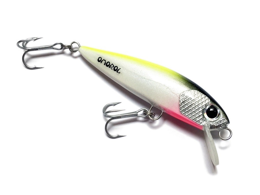 Minnow Omorol Salty Snack 55S 6gr Col. Fluo Pearl Minnow Omorol Salty Snack 55S 6gr Col. Fluo Pearl