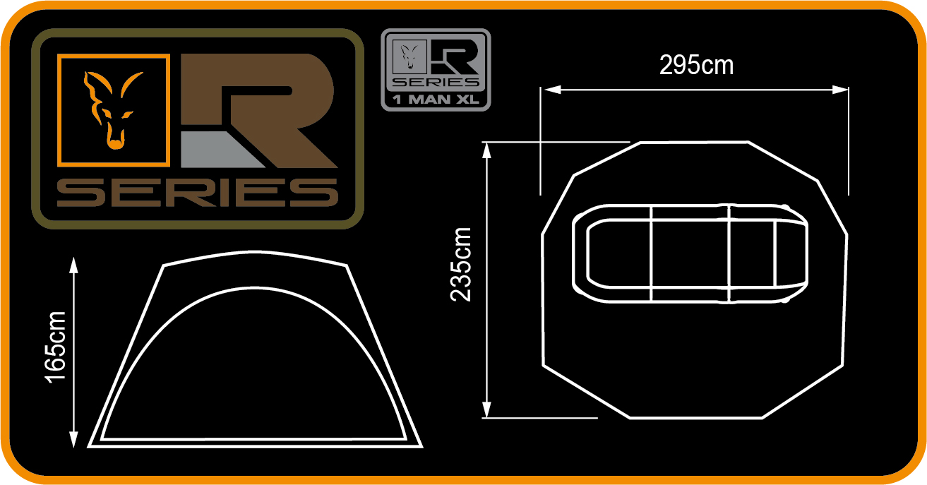 Tenda Fox R-Series 1 Man XL Khaki Incl. Camera