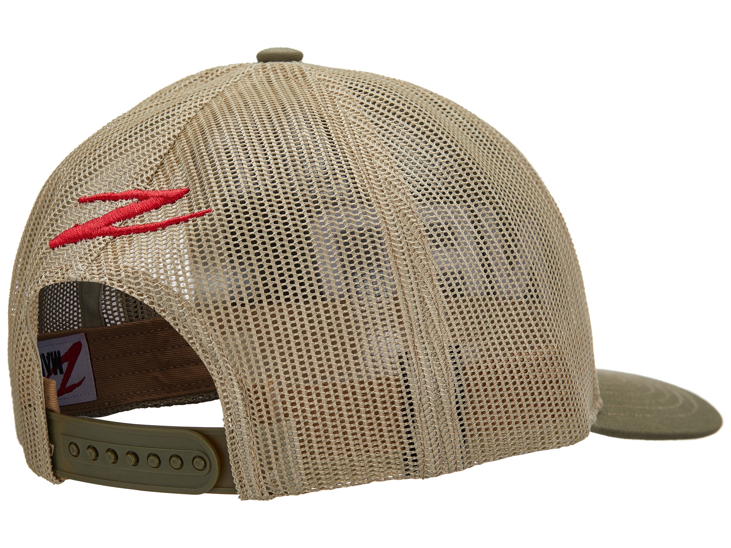 Cappellino Z-Man Structured Ned Trucker Hatz col. Olive/Tan