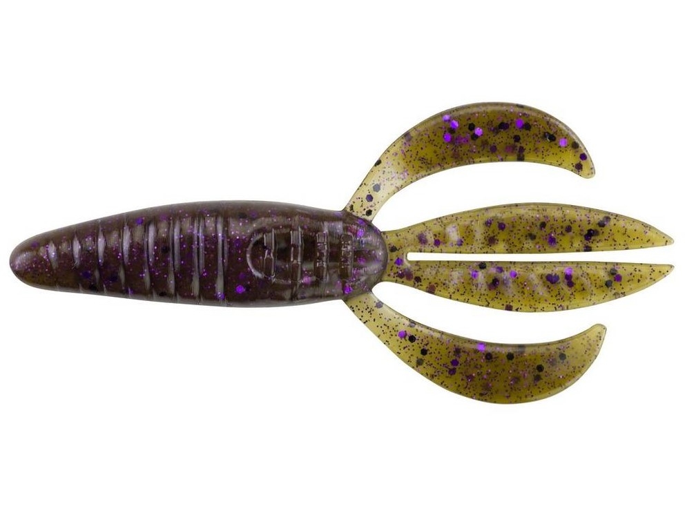 Beaver Berkley Powerbait Pit Boss 3” col. Greenpumpkin Purple Fleck