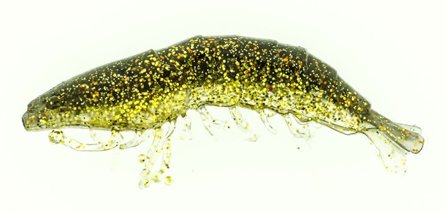 Shrimp 2,5" + wt jig head 4 g.col. Marron glacè Shrimp 2,5" + wt jig head 4 g.col. Marron glacè