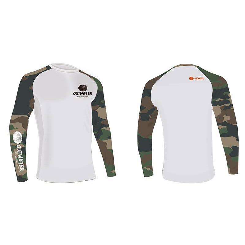 Maglia Anti-UV Outwater Camp One col. Old Skool Camo