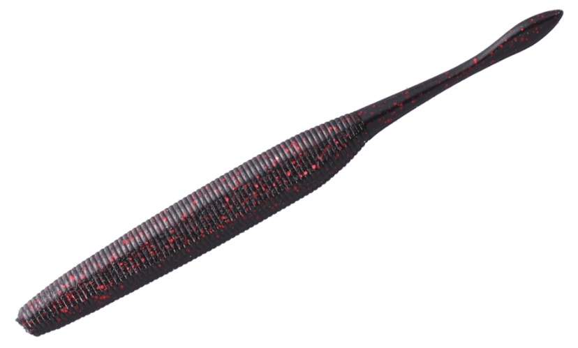 Softbait OSP Dolive Stick 3" col. W020 Black Red Flake