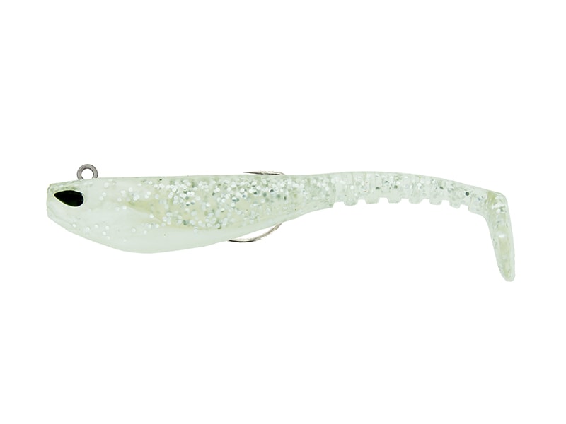 SS Shad 5” 3/8 oz 10,5 gr col. 07 White Shad 3 bodies+ 1weight + 1 h