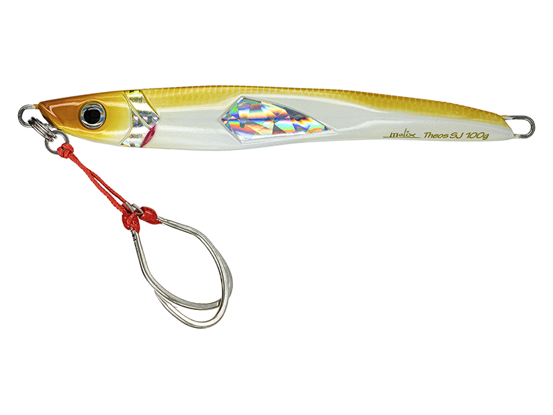 Metal Jig Molix Theos Shore Jig Lead Free 60 g col. 623 PW Gold Back