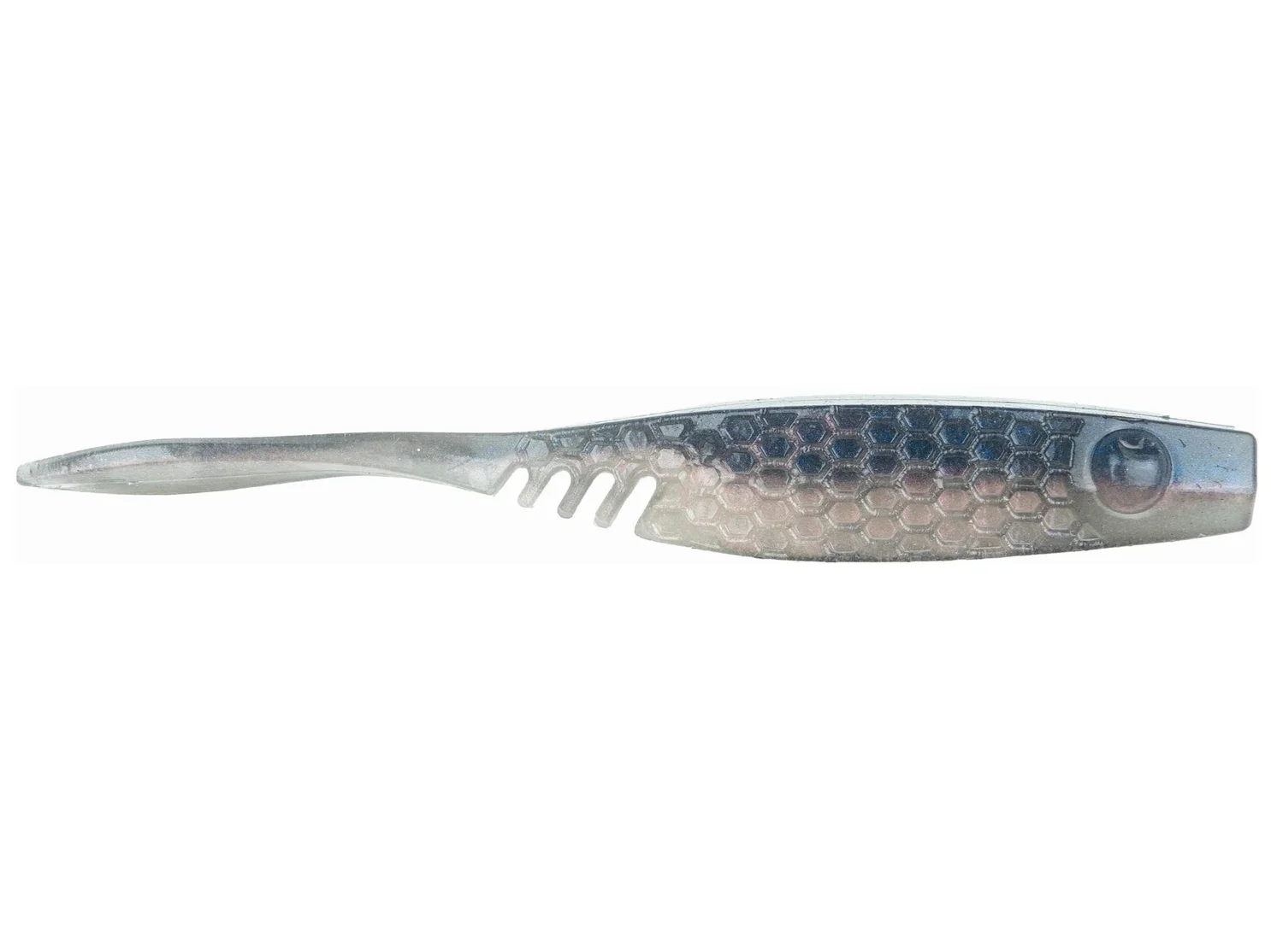 Soft Shad Netbait Hextec Eko Shad 4" col. X25651 Pro Blue Red Pearl