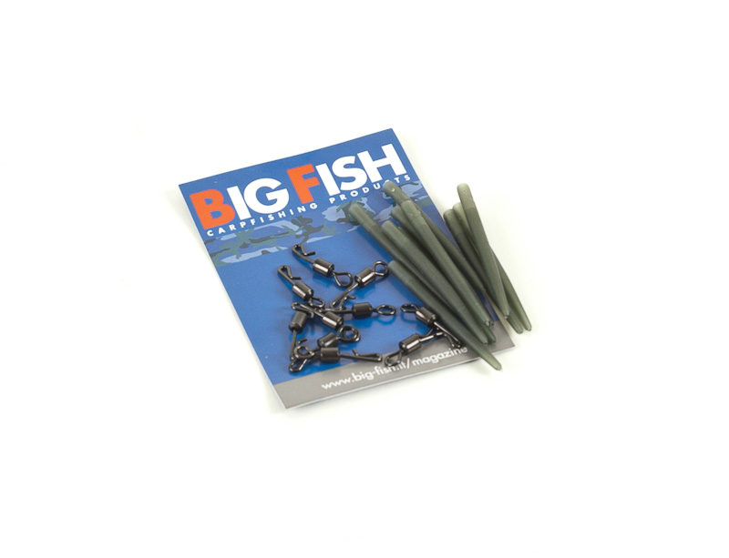 Sgancio rapido quick change swivel con conetti x10pz