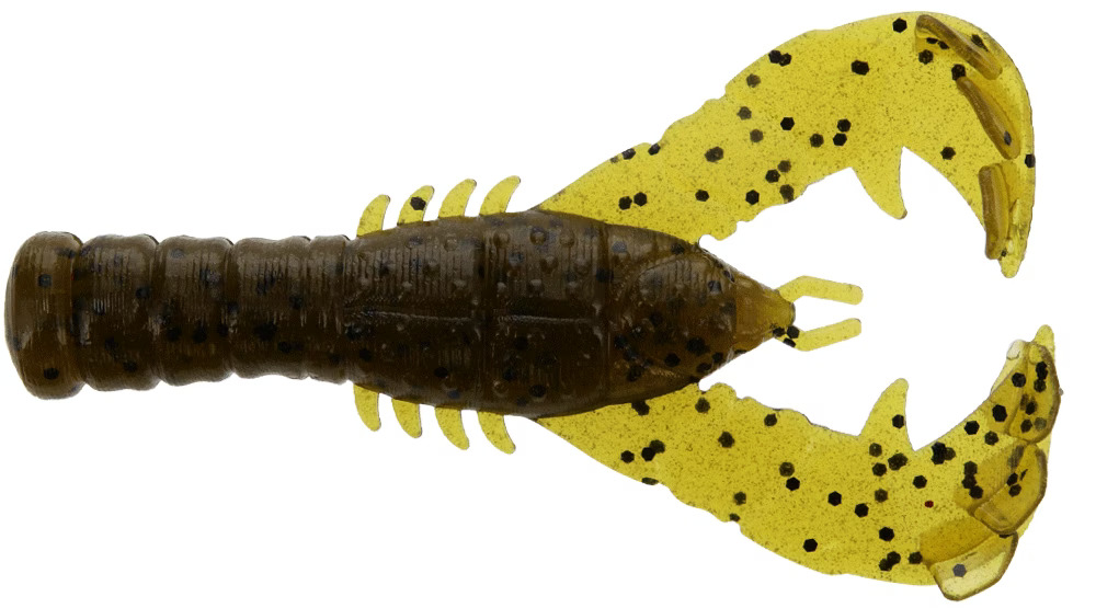 Gambero Gary Yamamoto Yamacraw 3" col. 297 Green Pumpkin Black Flake