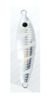 Metal Jig AQS Aqua Sport Jima Jig Slow Pitch 80 Col. B1 (UV Light Ef