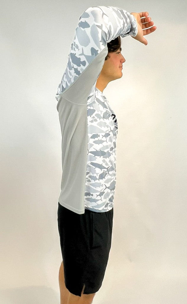 Maglia Anti-UV Outwater Spreks col. Fish Camo