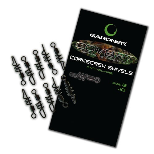 Girelle Gardner Covert corkscrew swivel size 8
