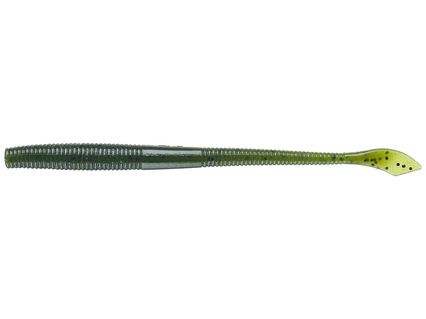 Worm Gary Yamamoto Kut Tail 5” col. 194 Watermelon Large Black Flake