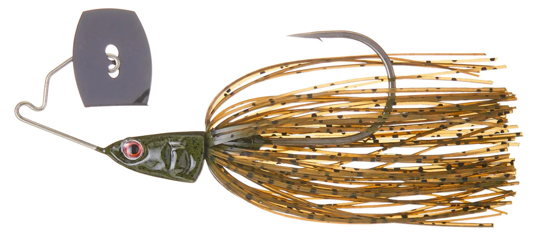 Chatterbait Bass Puzzle Grass Piece 3/4 oz col. G08 Green Pumpkin