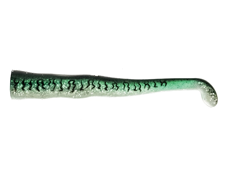 Jugulo Soft Shad 5,5” 2 pcs. Spare tail col. 132 Green Mackerel