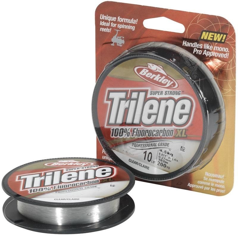 Filo Berkley Trilene 100% Fluorocarbon XL Clear 100m 	