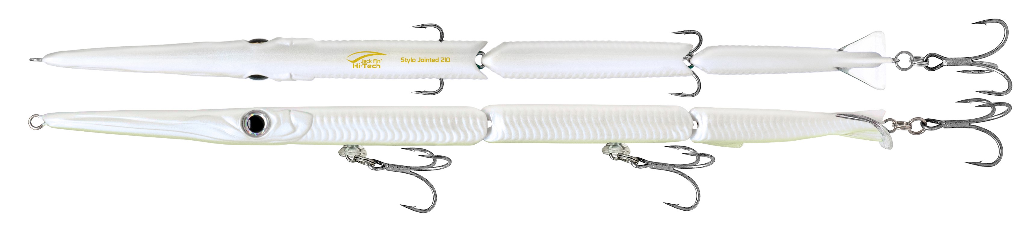 Needlefish Swimbait Jack Fin Stylo Jointed 210 col. 05 Wht Glw Belly