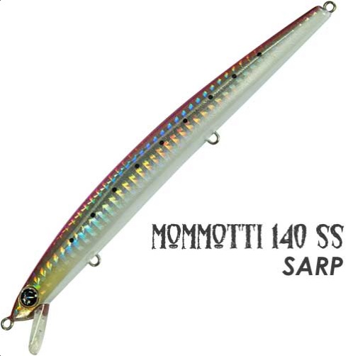 Jerkbait Seaspin Mommotti SS 140 (Slow Sinking) 16 gr col. SARP Jerkbait Seaspin Mommotti SS 140 (Slow Sinking) 16 gr col. SARP