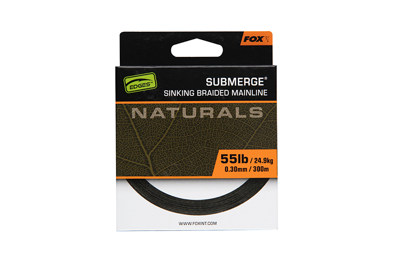 Treccia Affondante Fox Submerge Natural Sinking 300 m 0.30 mm 55 lb