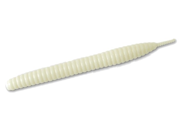 Soft Worm Deps Deathadder Stick 6.5” Col. #08 White Solid
