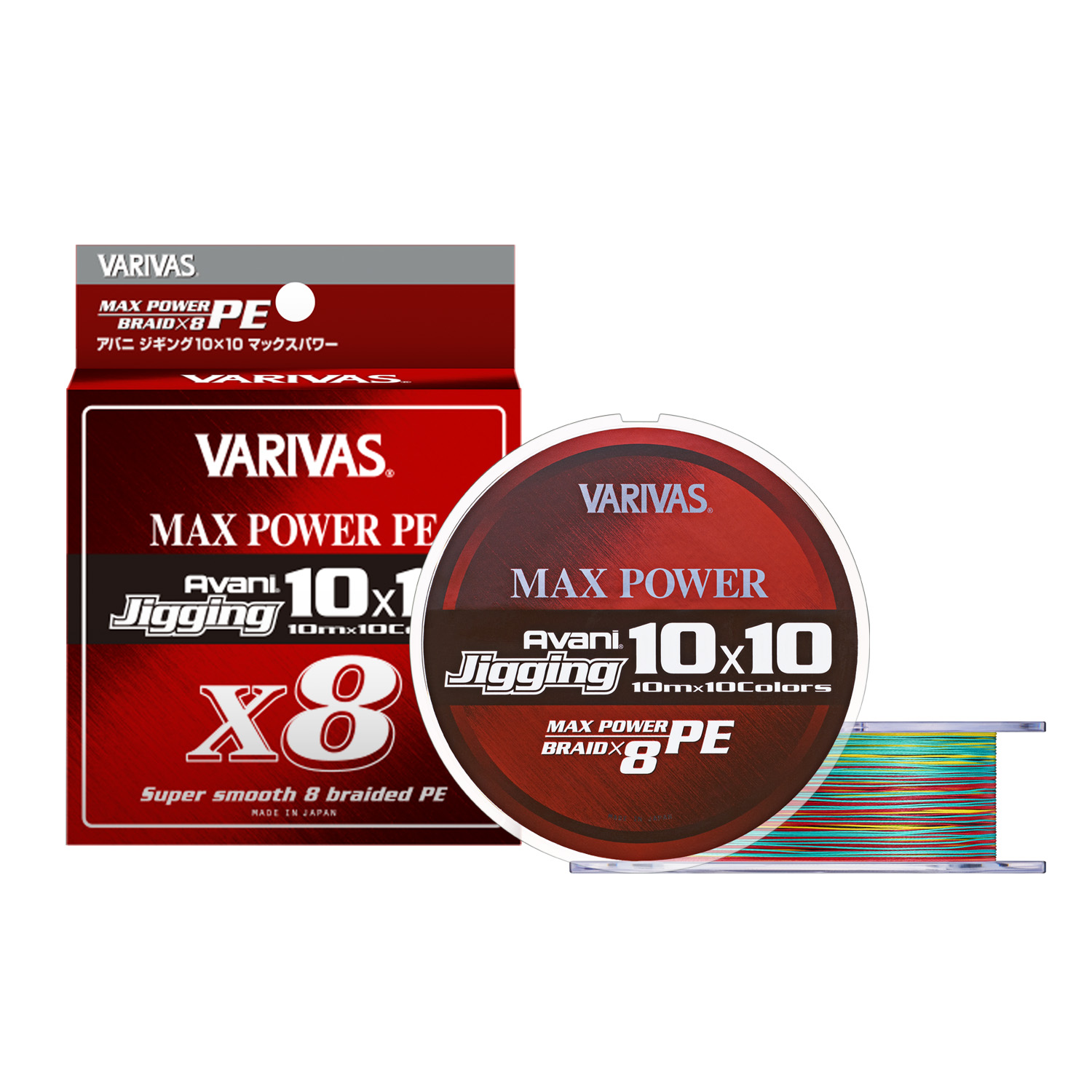 Treccia Varivas Avani Jigging 10x10 Max Power X8 300 Mt
