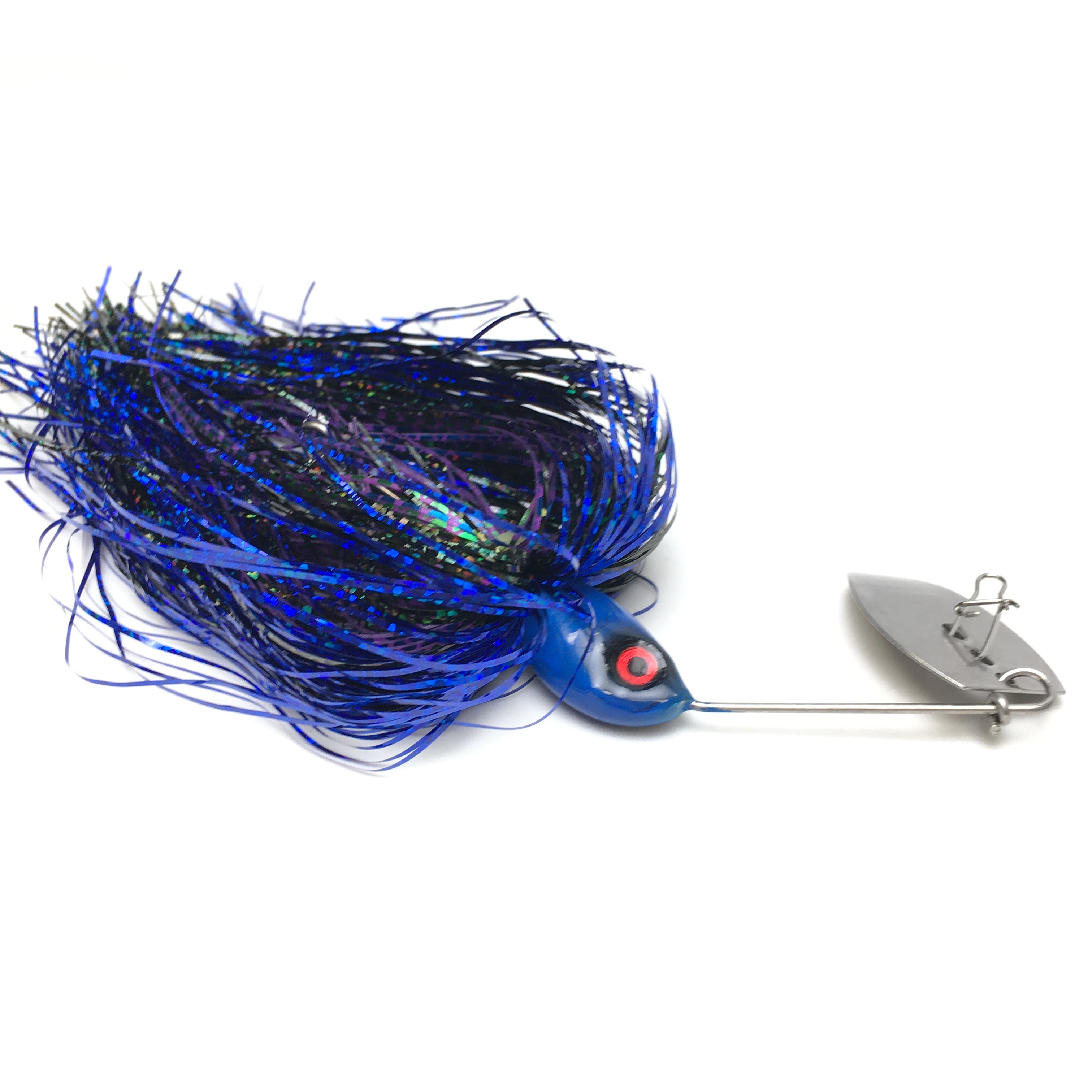 Chatterbait Fin Custom Jigs Pike Chatter Flash col. Blueberry