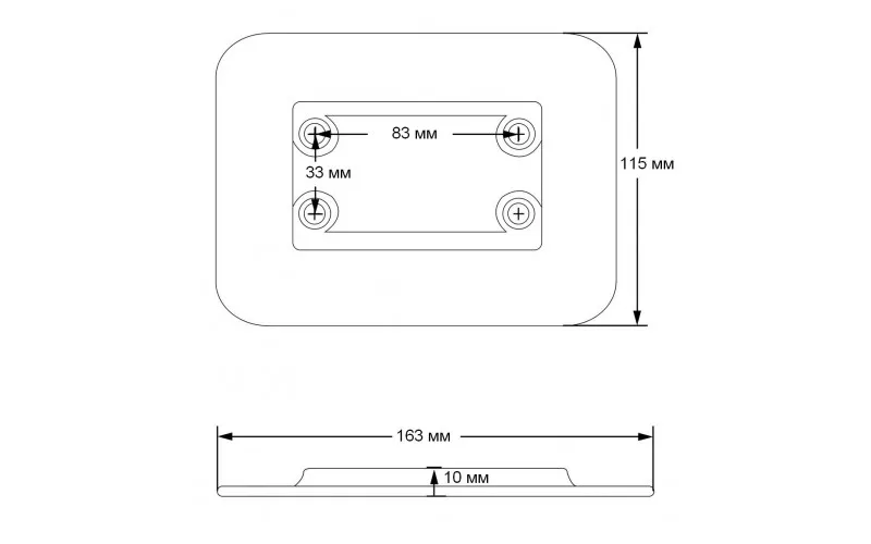 Base Supporto Seven Bass Pad a Coller